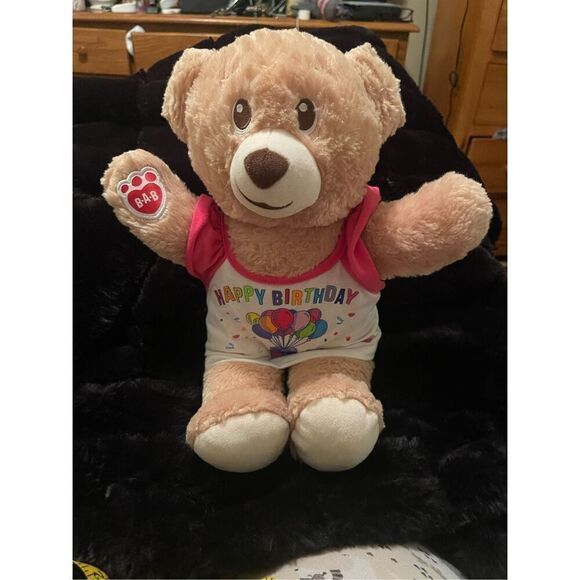 Build-A-Bear Workshop Tan Lil Honey Cub Plush Teddy Bear Stuffed Toy - Picture 5 of 13